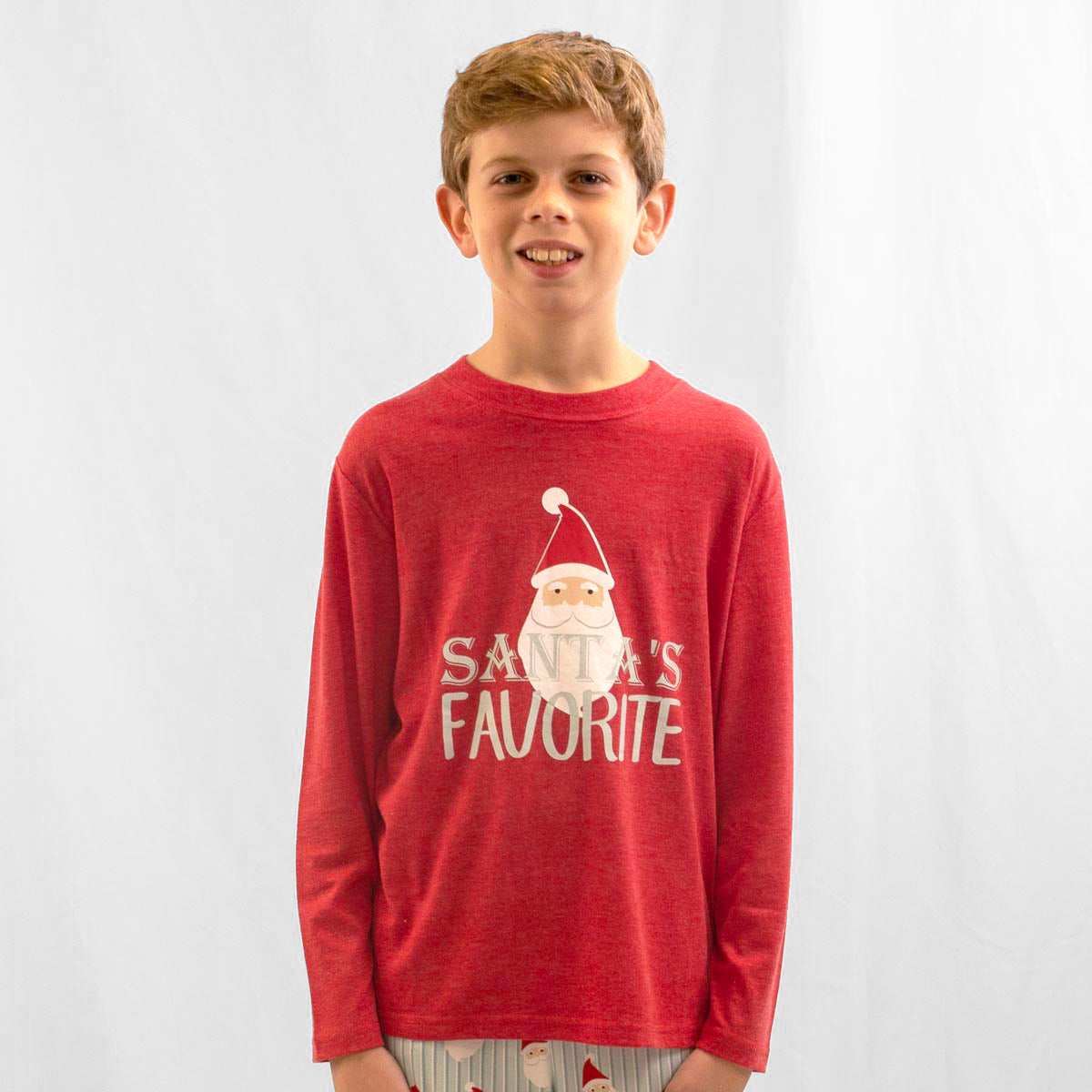 Youth Santa&#39;s Favorite Long Sleeve