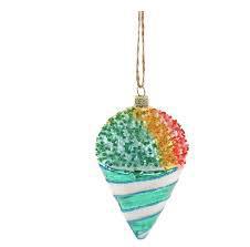 Rainbow Snow Cone Ornament