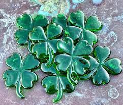 Glass 4-Leaf Clover