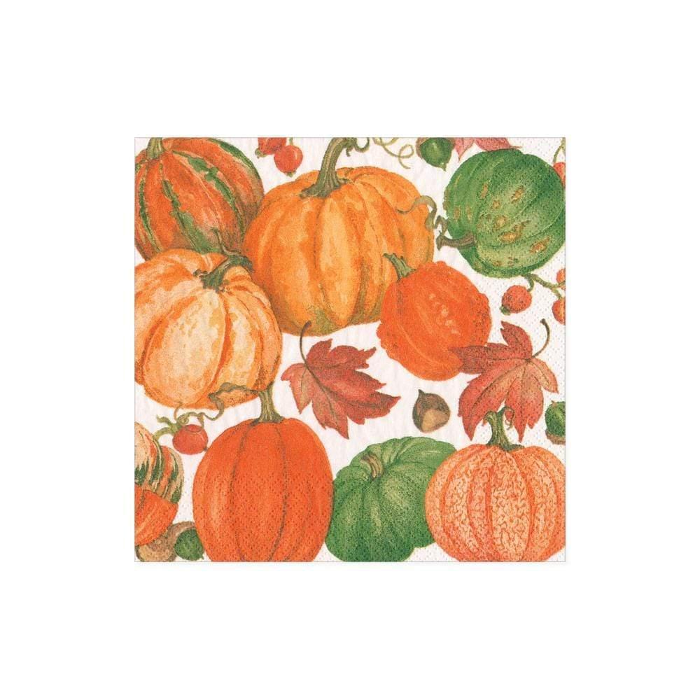 Pumpkin Field Cocktail Napkin