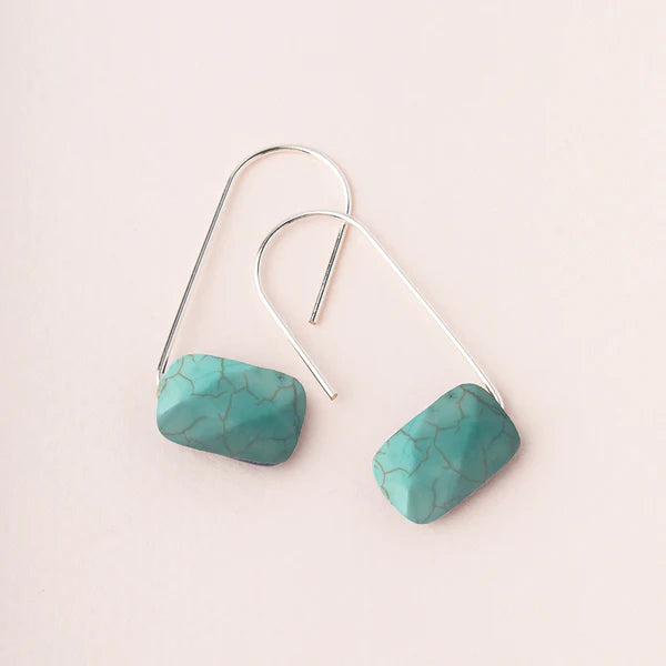 Floating Stone Earring