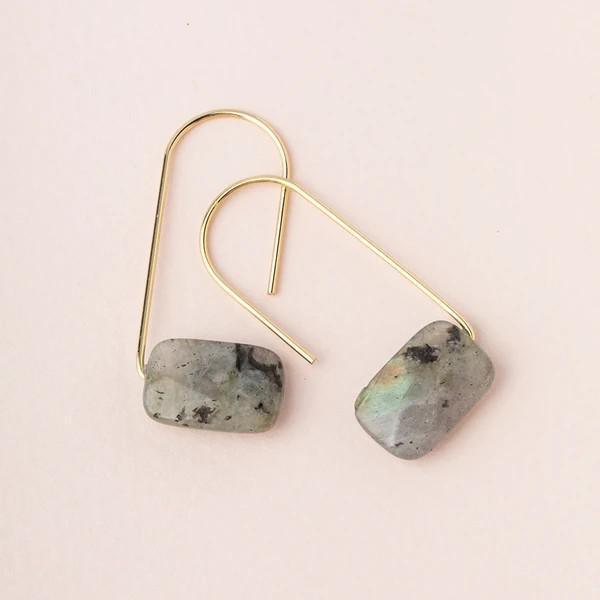 Floating Stone Earring