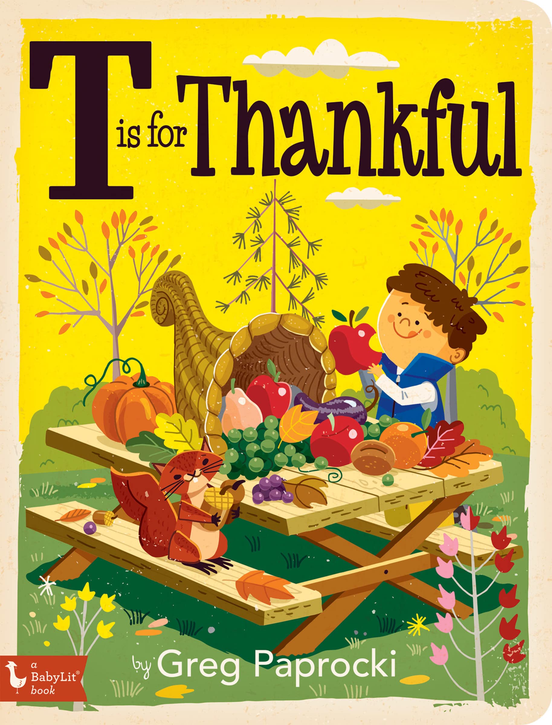 T is for Thankful Board Book