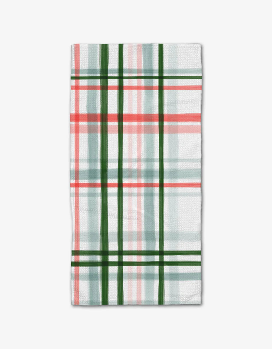 Geometry Holiday Bar Towel