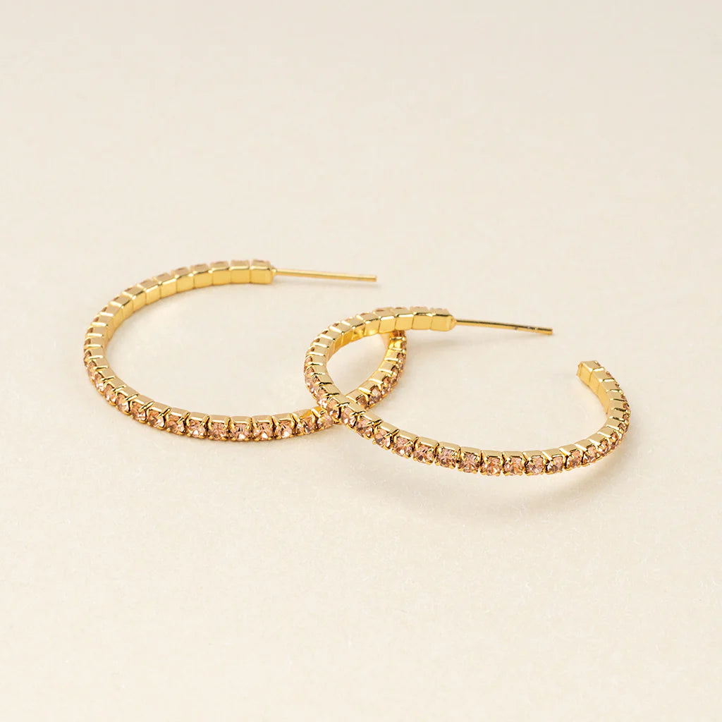 Sparkle &amp; Shine Sm Hoop Earring