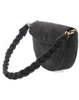 Luna Crescent Crossbody Braided Strap