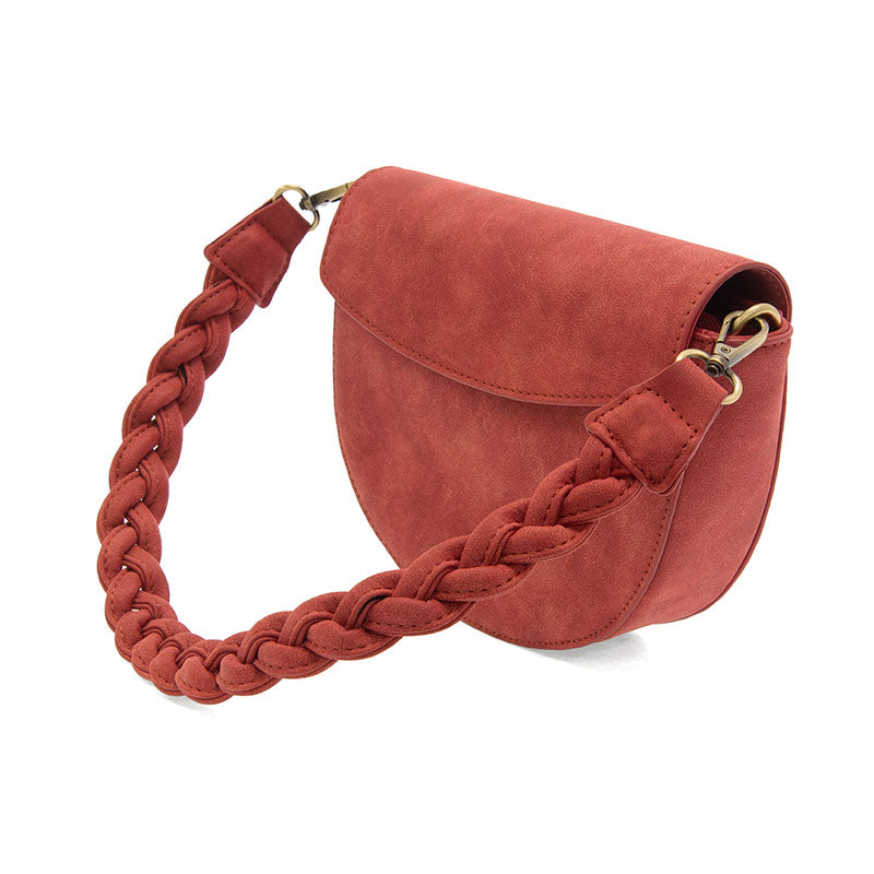 Luna Crescent Crossbody Braided Strap