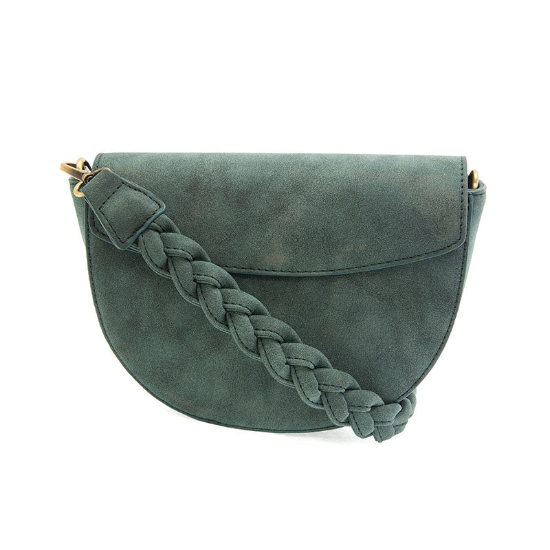 Luna Crescent Crossbody Braided Strap