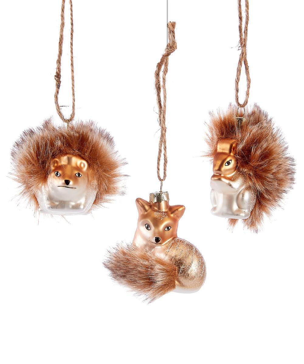 Glass Animal Ornament, Assorted