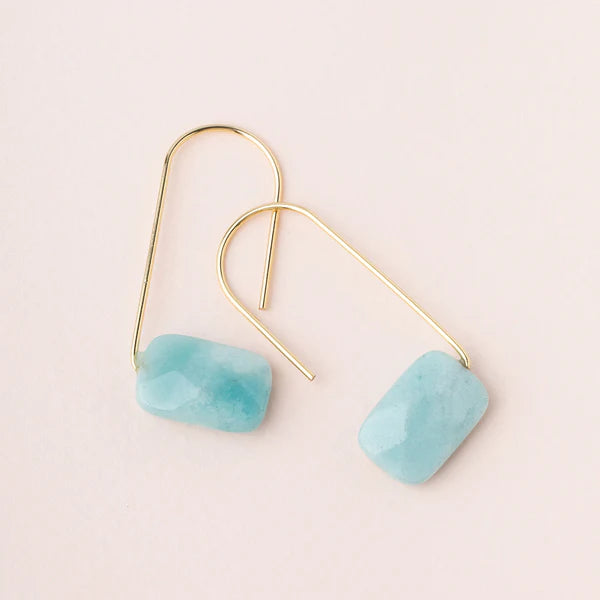 Floating Stone Earring