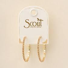 Sparkle &amp; Shine Sm Hoop Earring