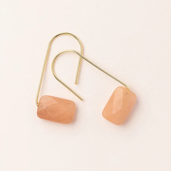 Floating Stone Earring