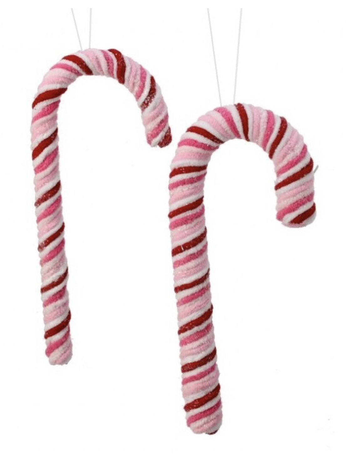 Chenille Candy Cane Ornament