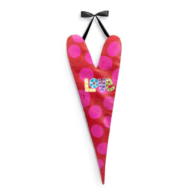 Love Hearts Polka Dot Door Hanger