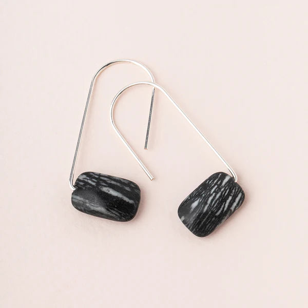 Floating Stone Earring