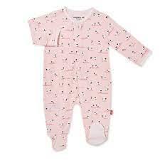 Baa Baa Baby Pink Magnetic Footie