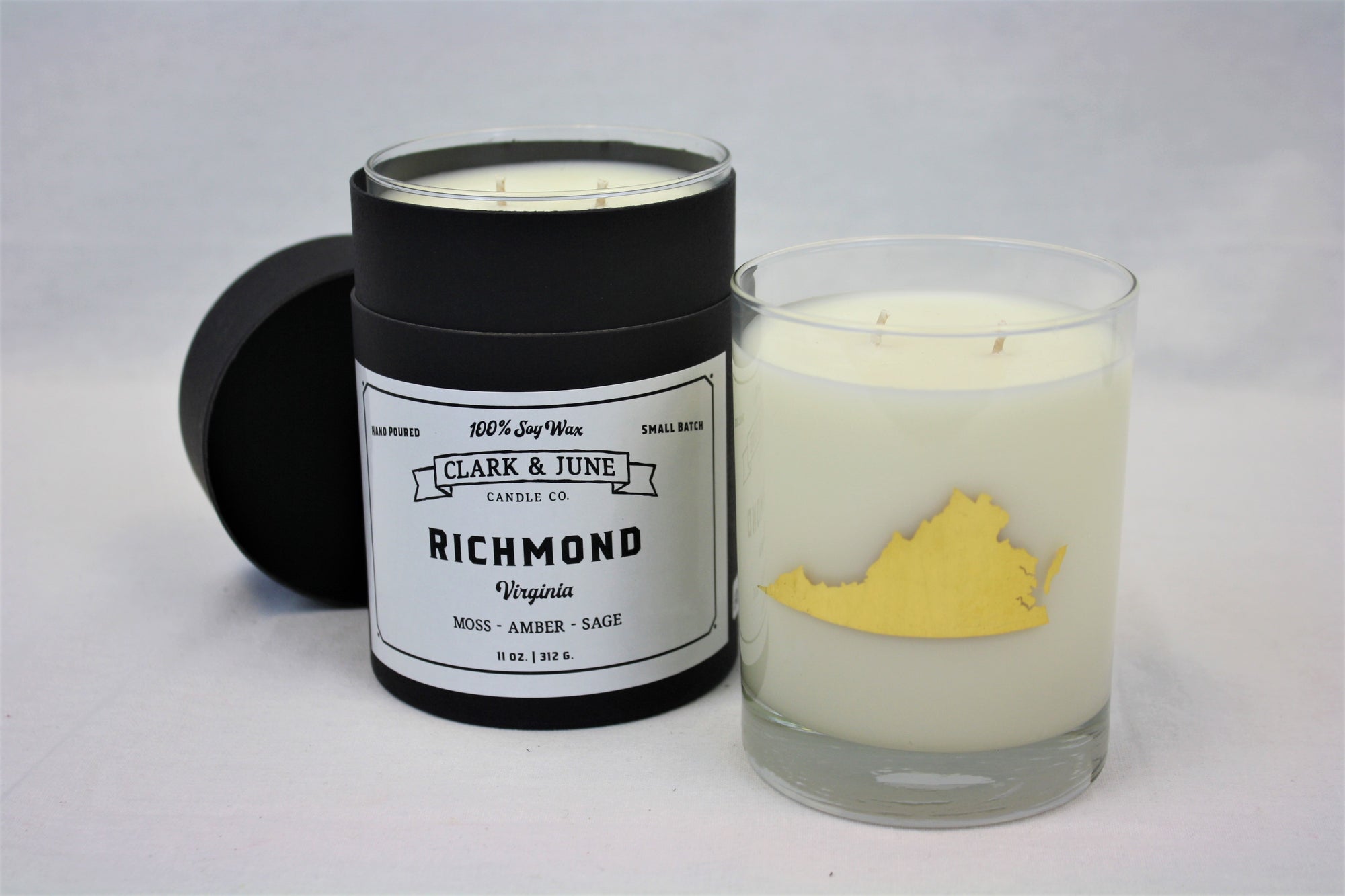 Soy Candle in Rocks Glass